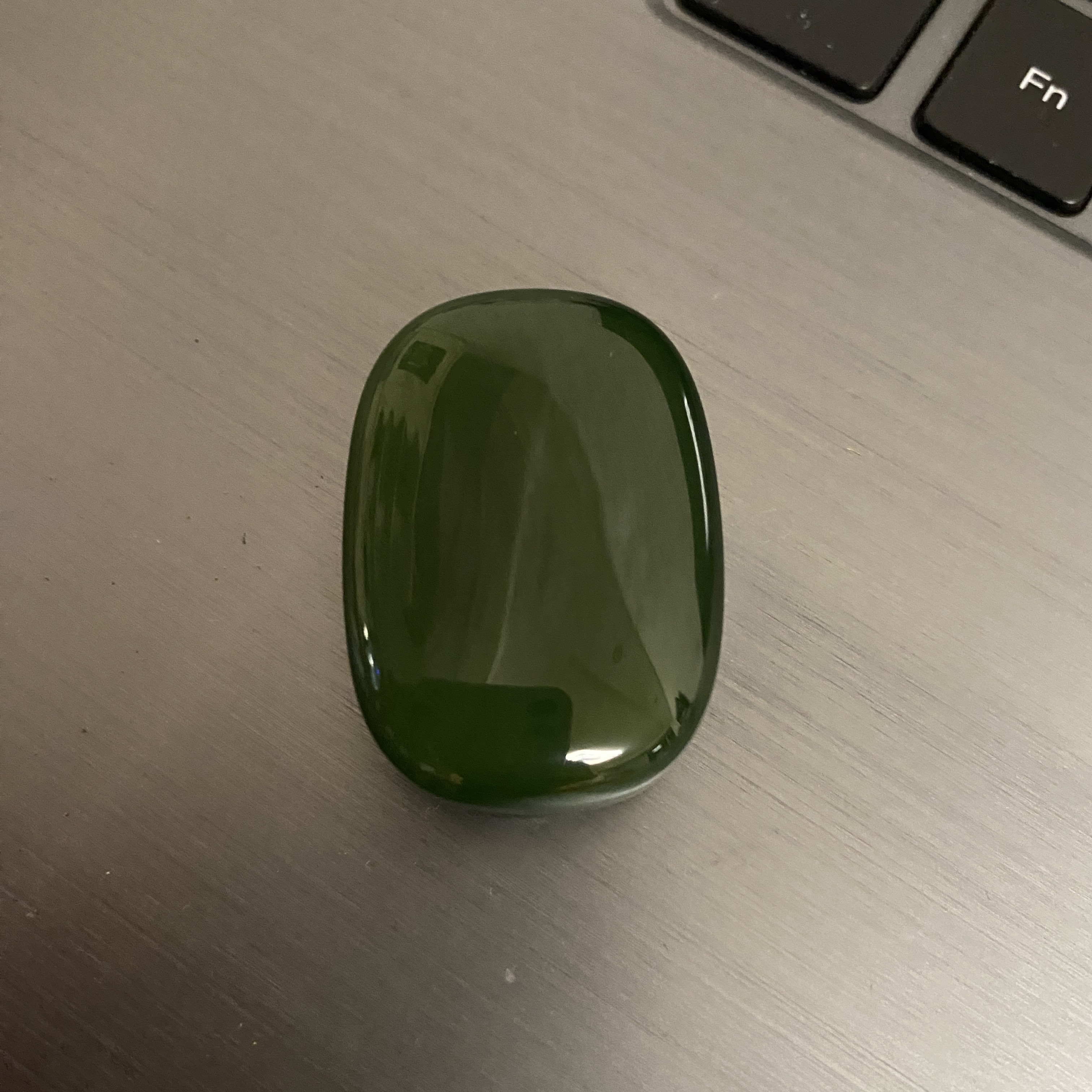 碧玉蛋面平安扣和田碧玉蛋面平安扣