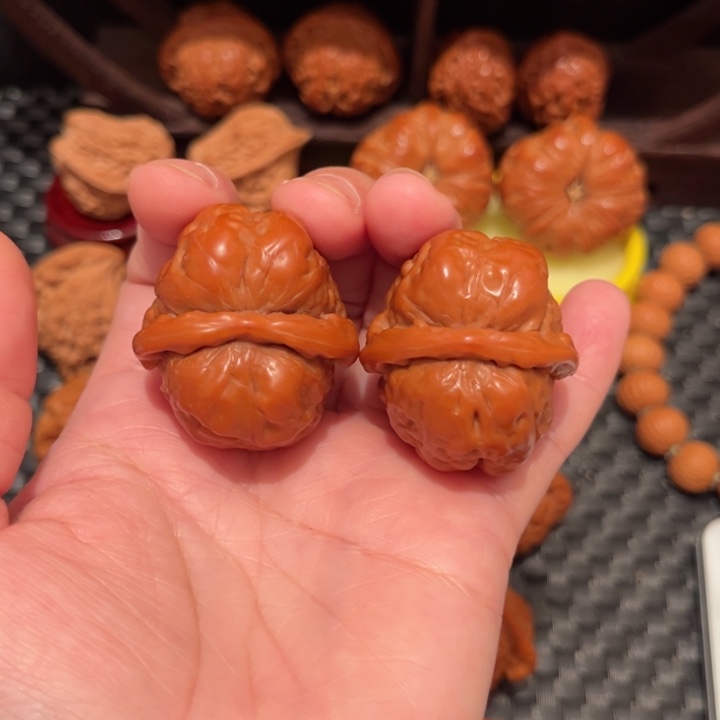 文玩核桃吊坠蛤蟆头35