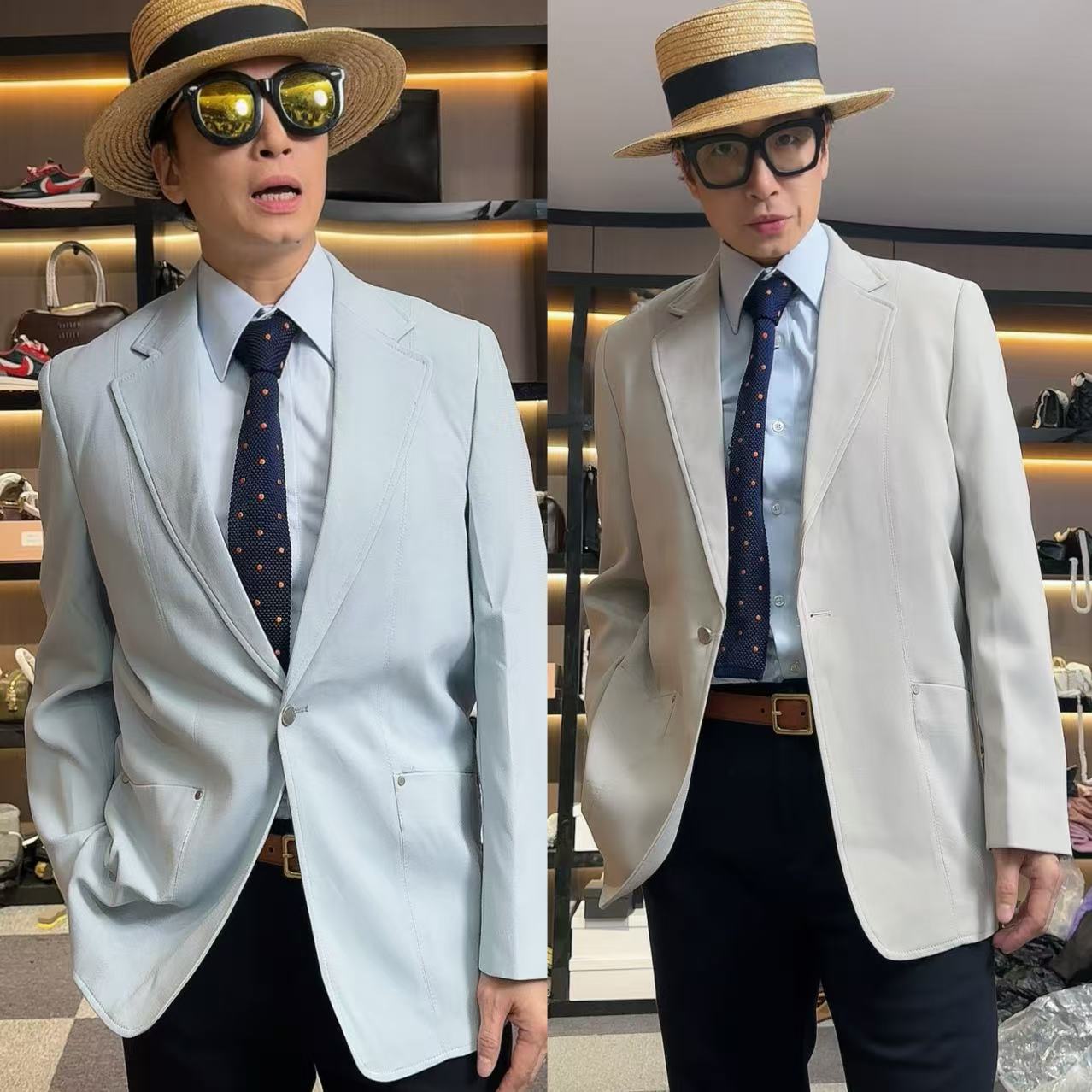 30460-英伦风格简约高级感西装外套潮流小西服