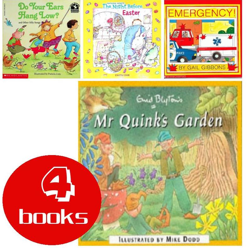 英文原版绘本4本93251121027