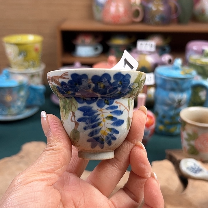 杯景德镇陶瓷手绘作品831