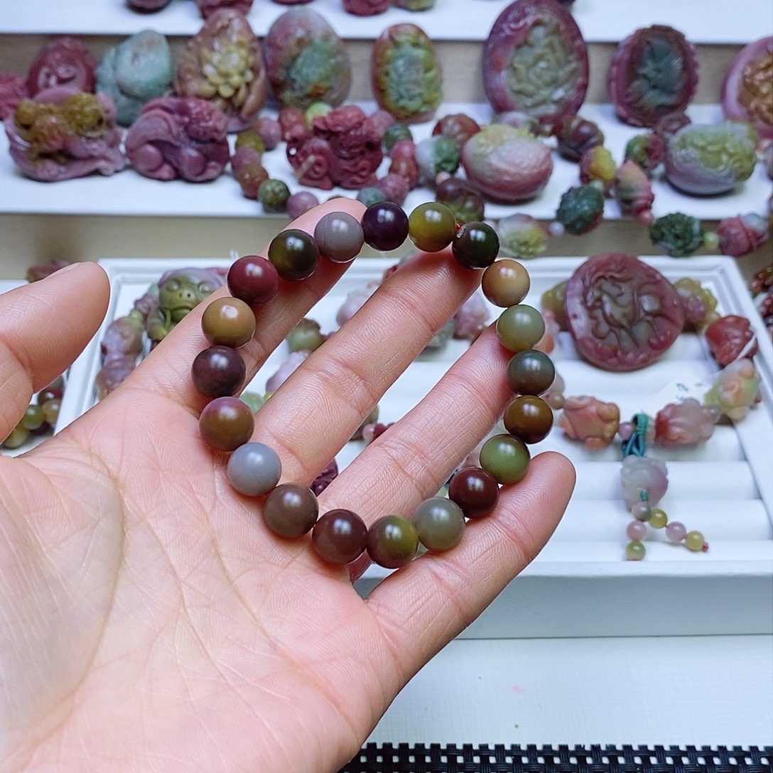玛瑙/玉髓盐源玛瑙手串未镶嵌