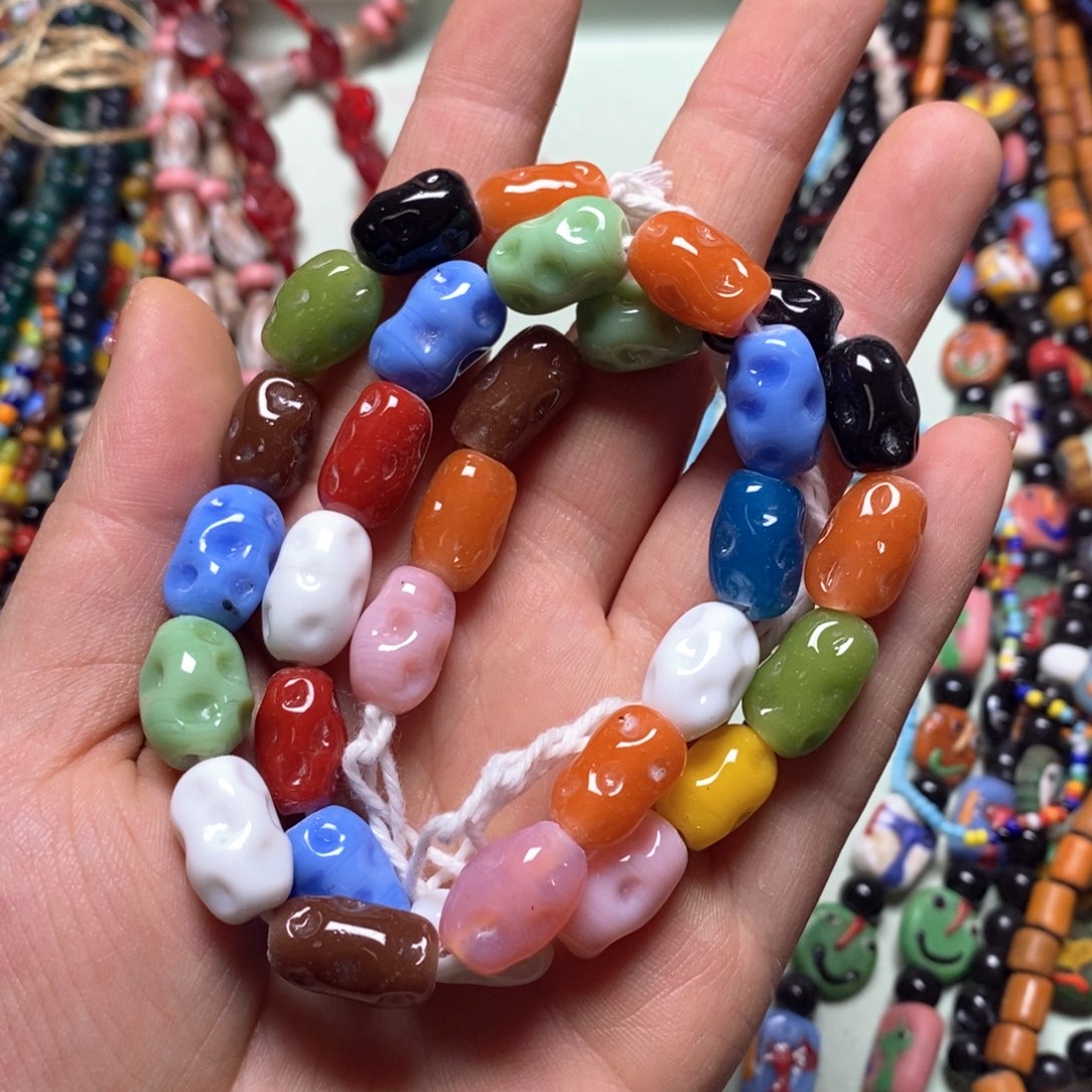 琉璃颈饰印度尼西亚小土豆链子