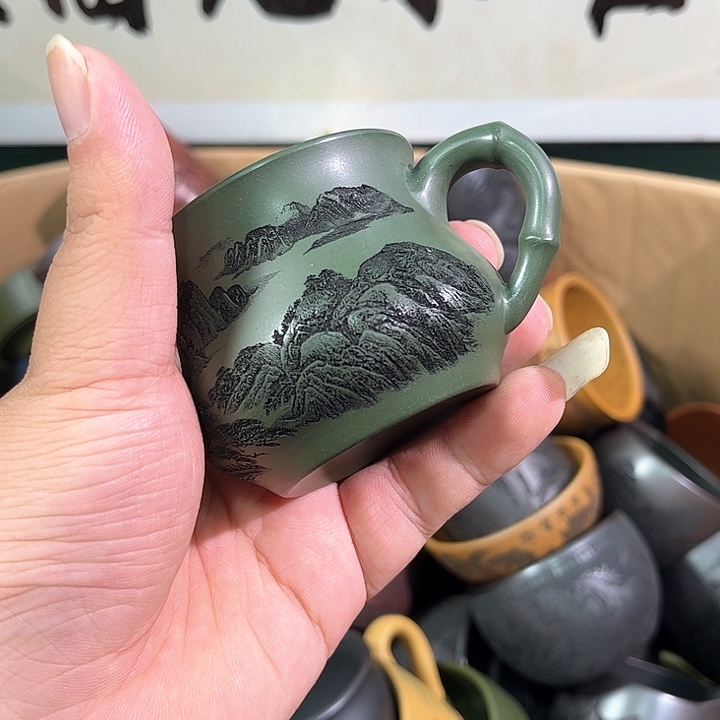 茶杯紫砂全手工紫砂主人杯