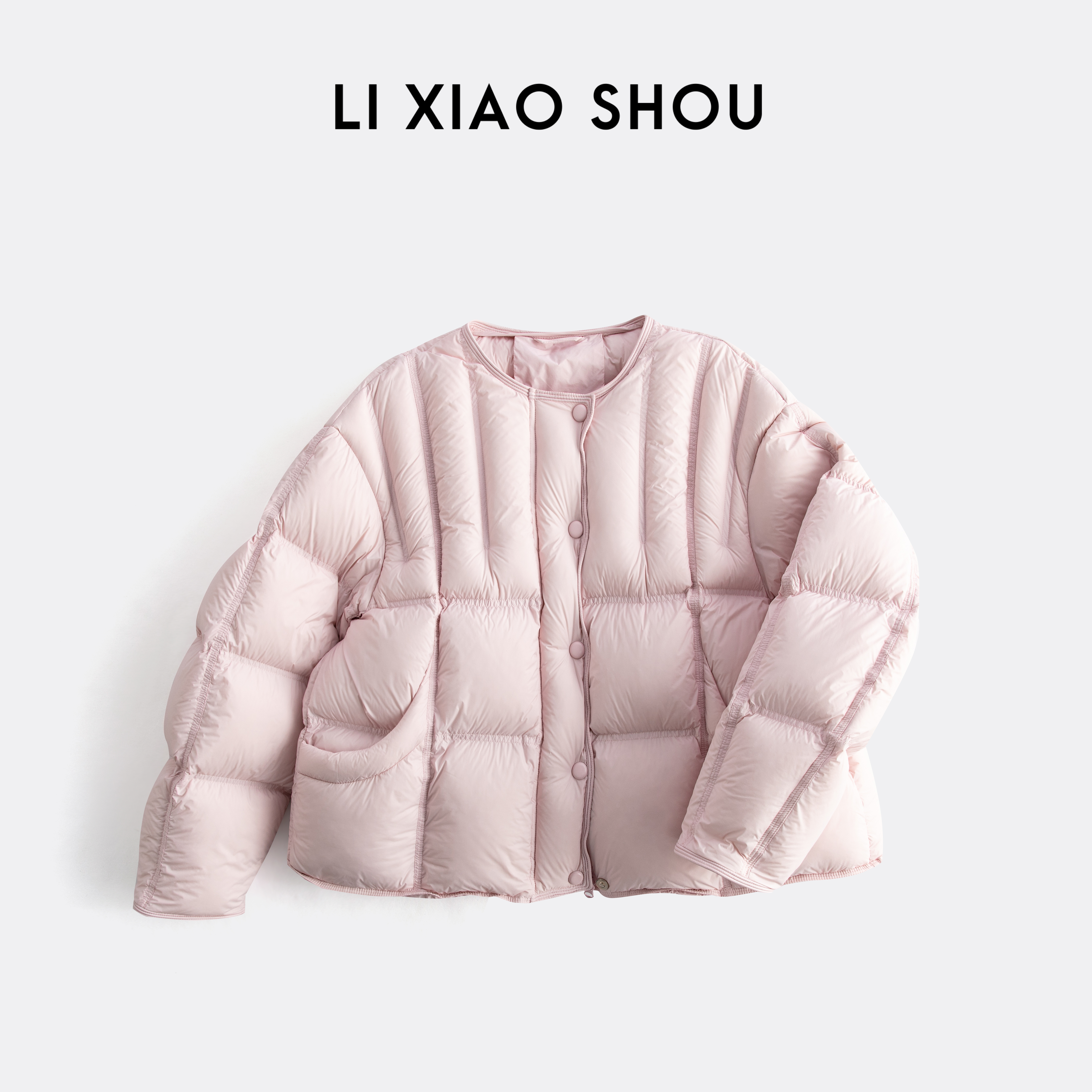 【李小瘦大码女装】冬季百搭舒适宽松休闲90绒羽绒服外套800D