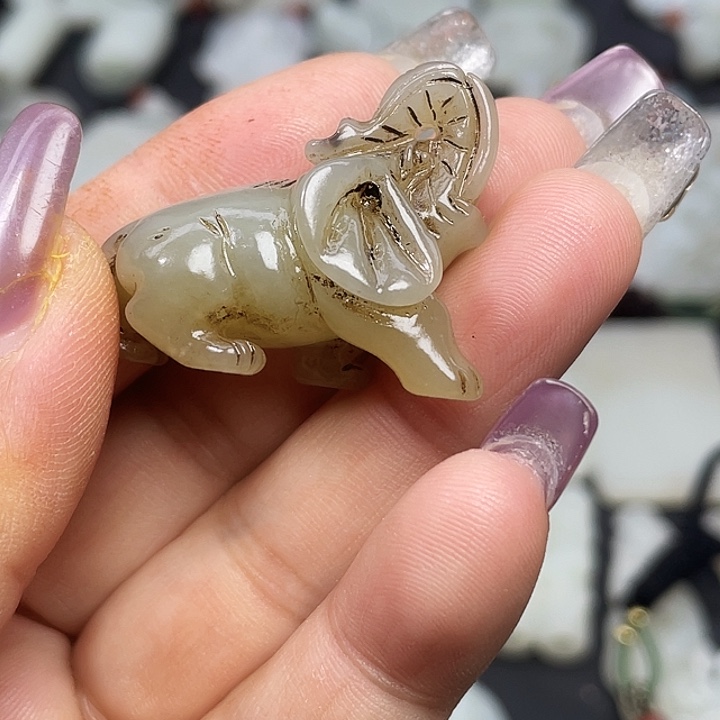 和田玉挂件未镶嵌