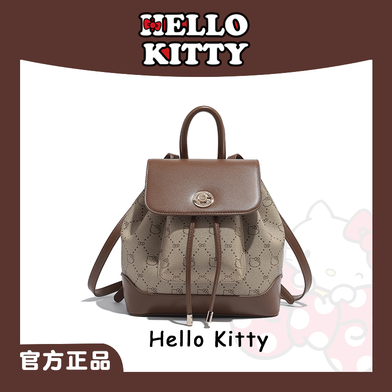 经典款 hellokitty凯蒂猫{25秋季新品}时尚百搭双肩包-41466