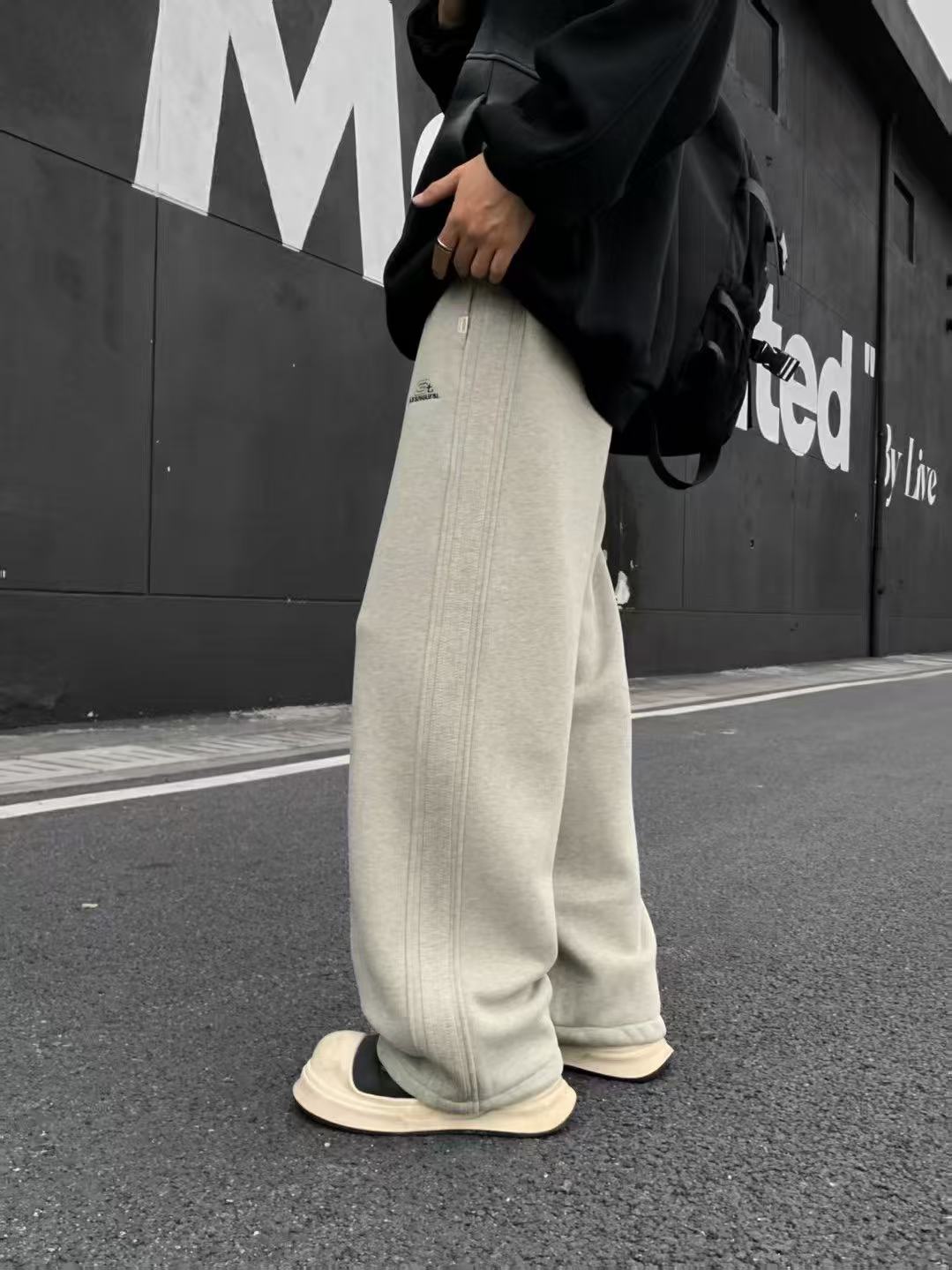 25983 P家青少年冬季加绒运动裤