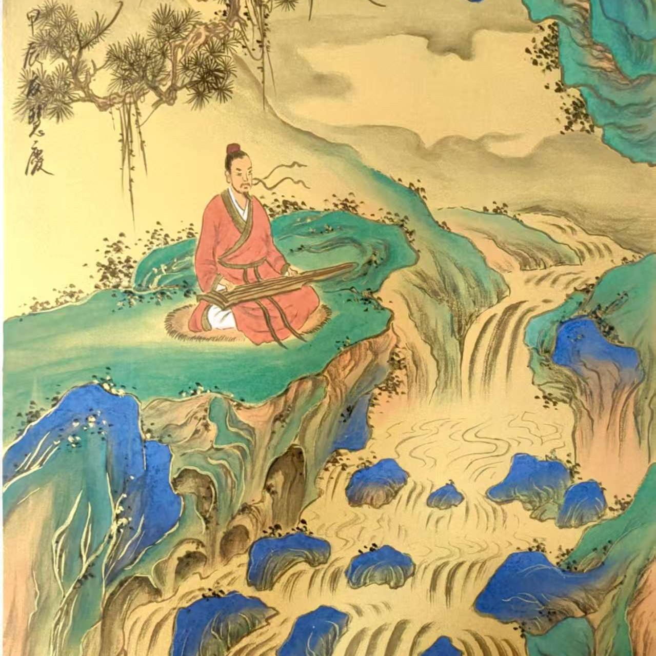 首都美术馆精选郭慧庆老师国画作品2.7平尺纸本手绘