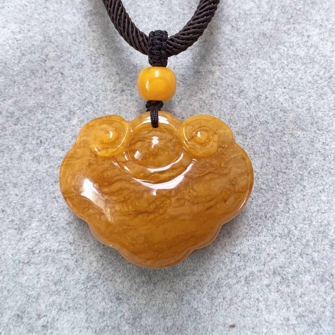 蜜蜡颈饰未镶嵌蜜蜡