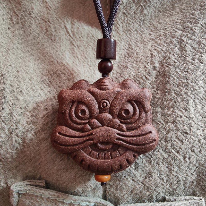 【醒狮】香牌 默认佩戴 吊坠腰佩摆件 精致天然