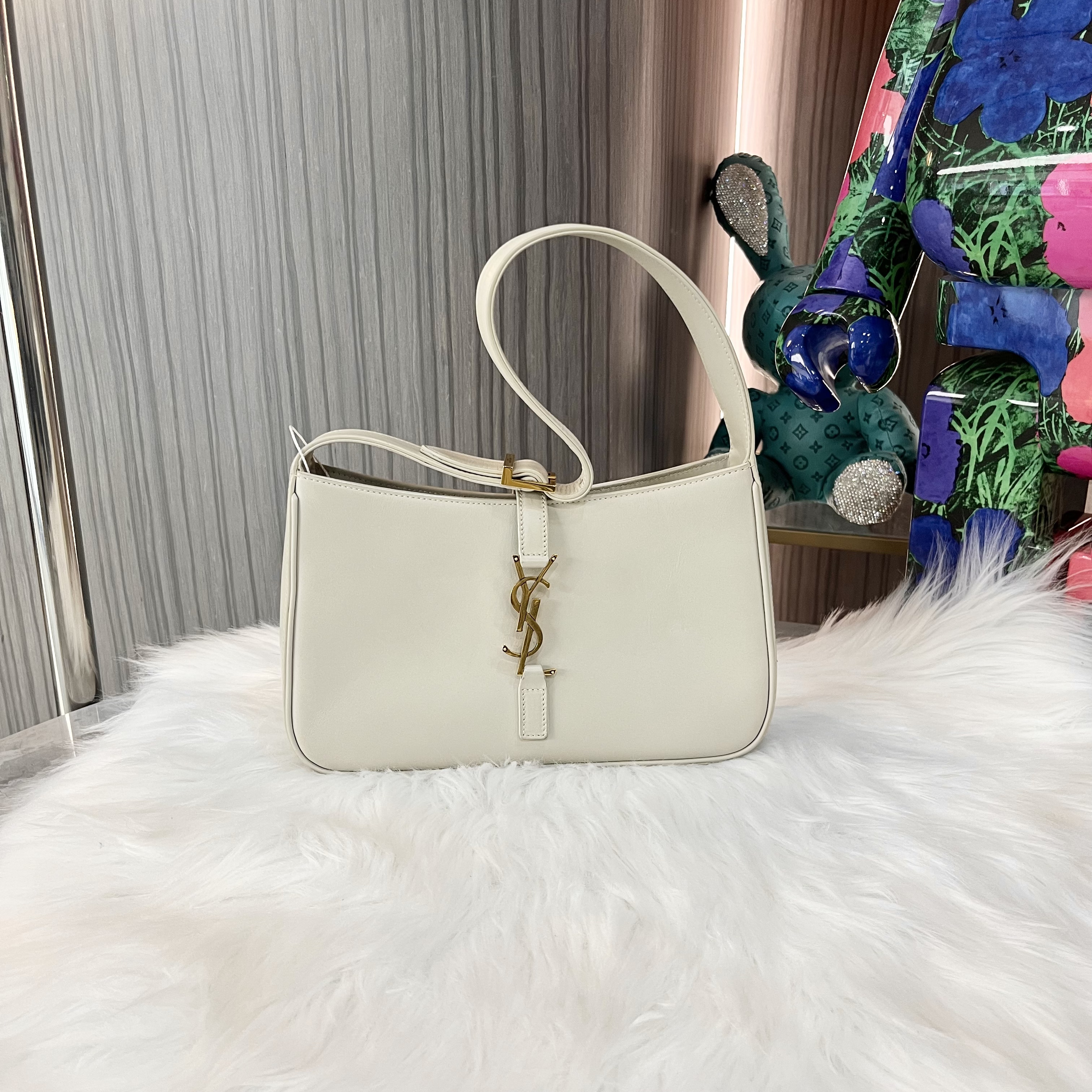 95新 YSL/圣罗兰 【辛河奢品】圣罗兰YSL hobo小号腋下包