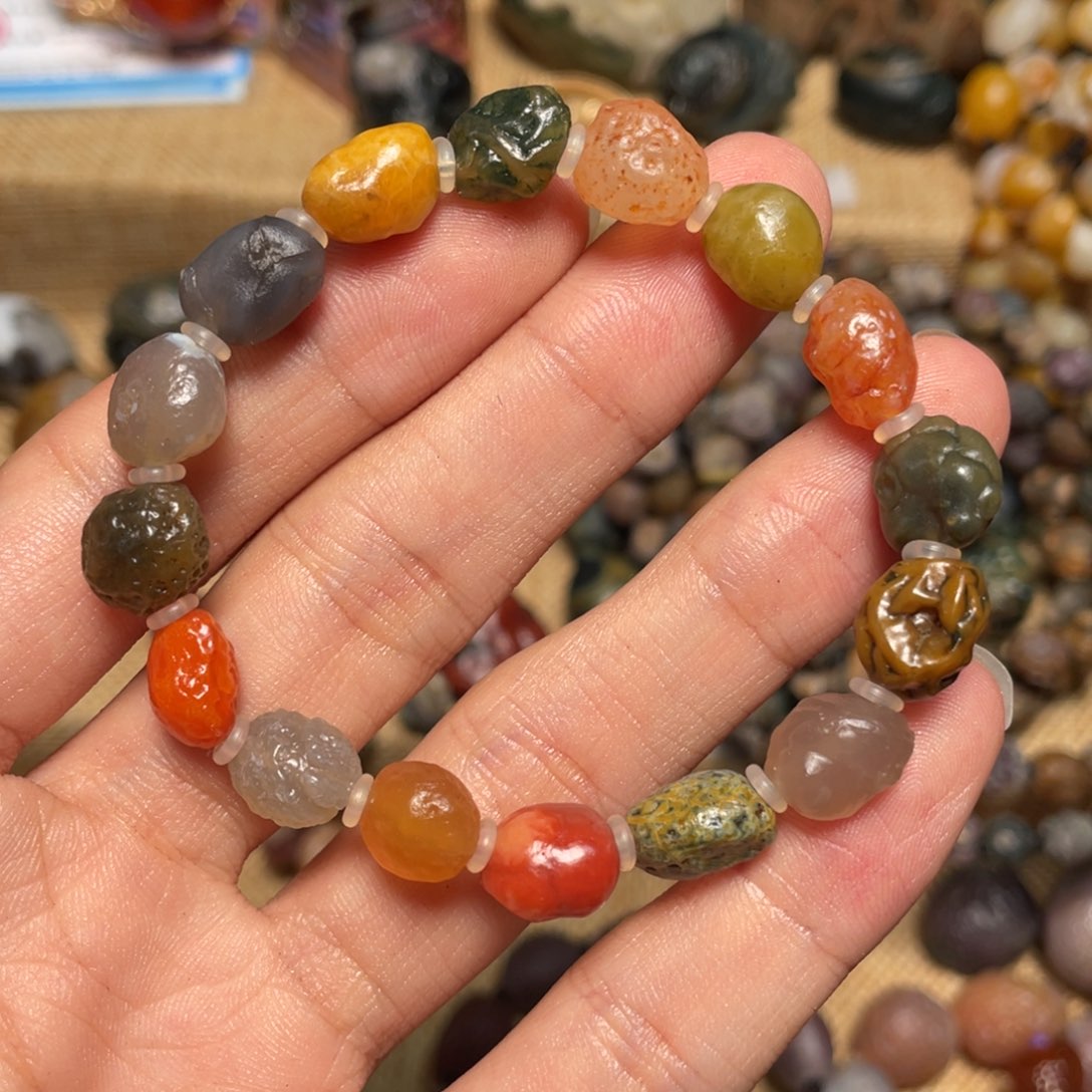 玛瑙/玉髓手链未镶嵌