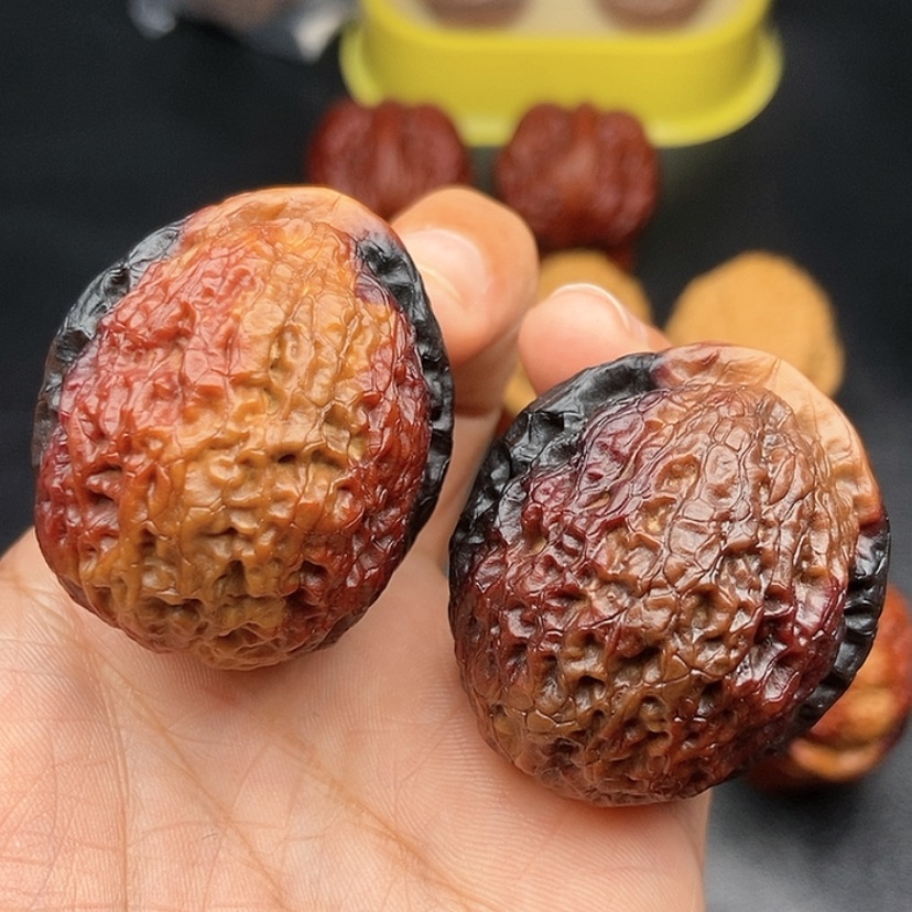 【闪购商品】把件文玩核桃39尺罗汉头53克