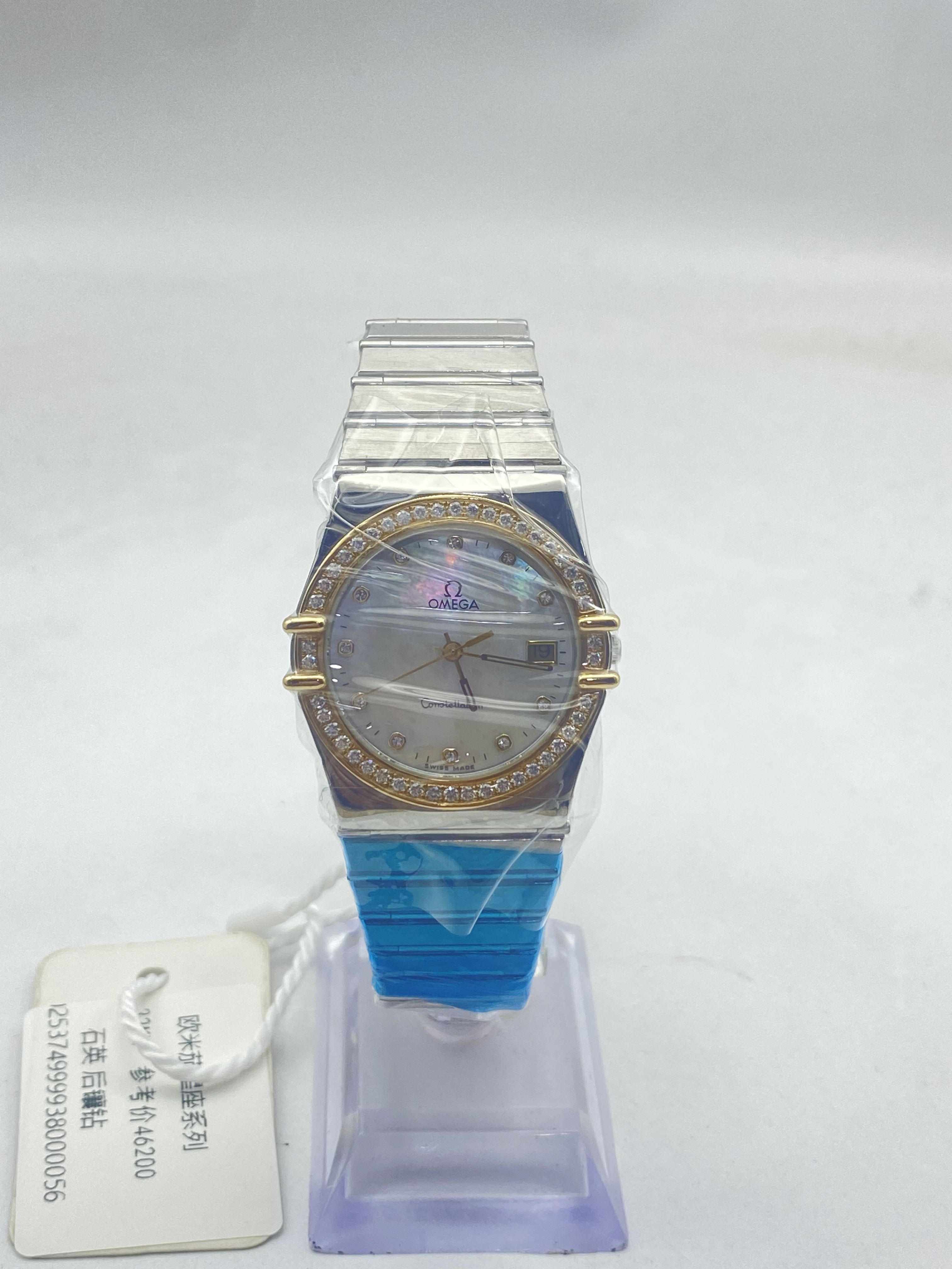 95新 Omega/欧米茄 碟飞系列/32MM/石英/后镶钻