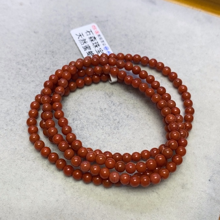 南红玛瑙串未镶嵌串