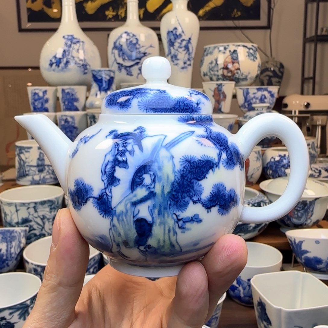 瓷片景德镇纯手绘瓷器微瑕福利