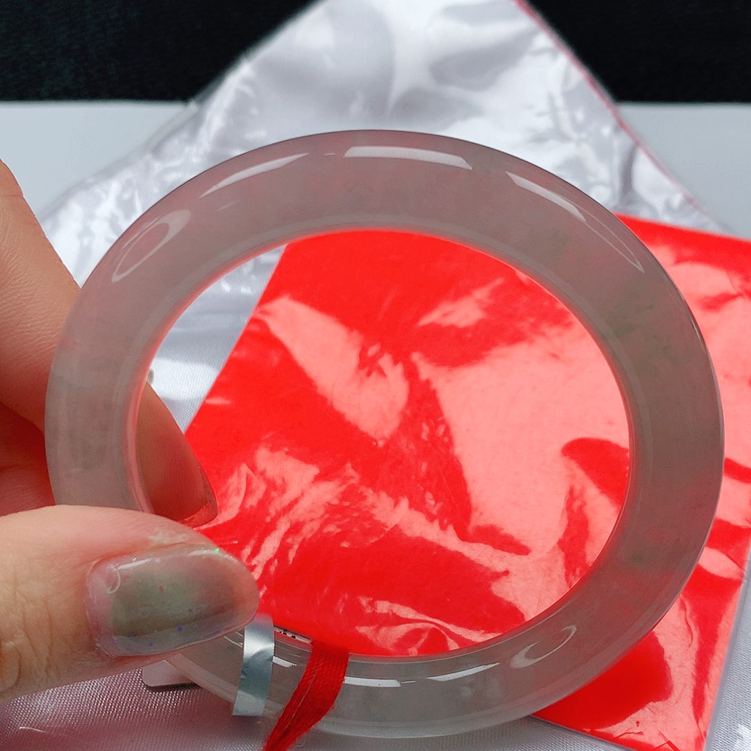 翡翠手镯未镶嵌54圈缅甸天然A货