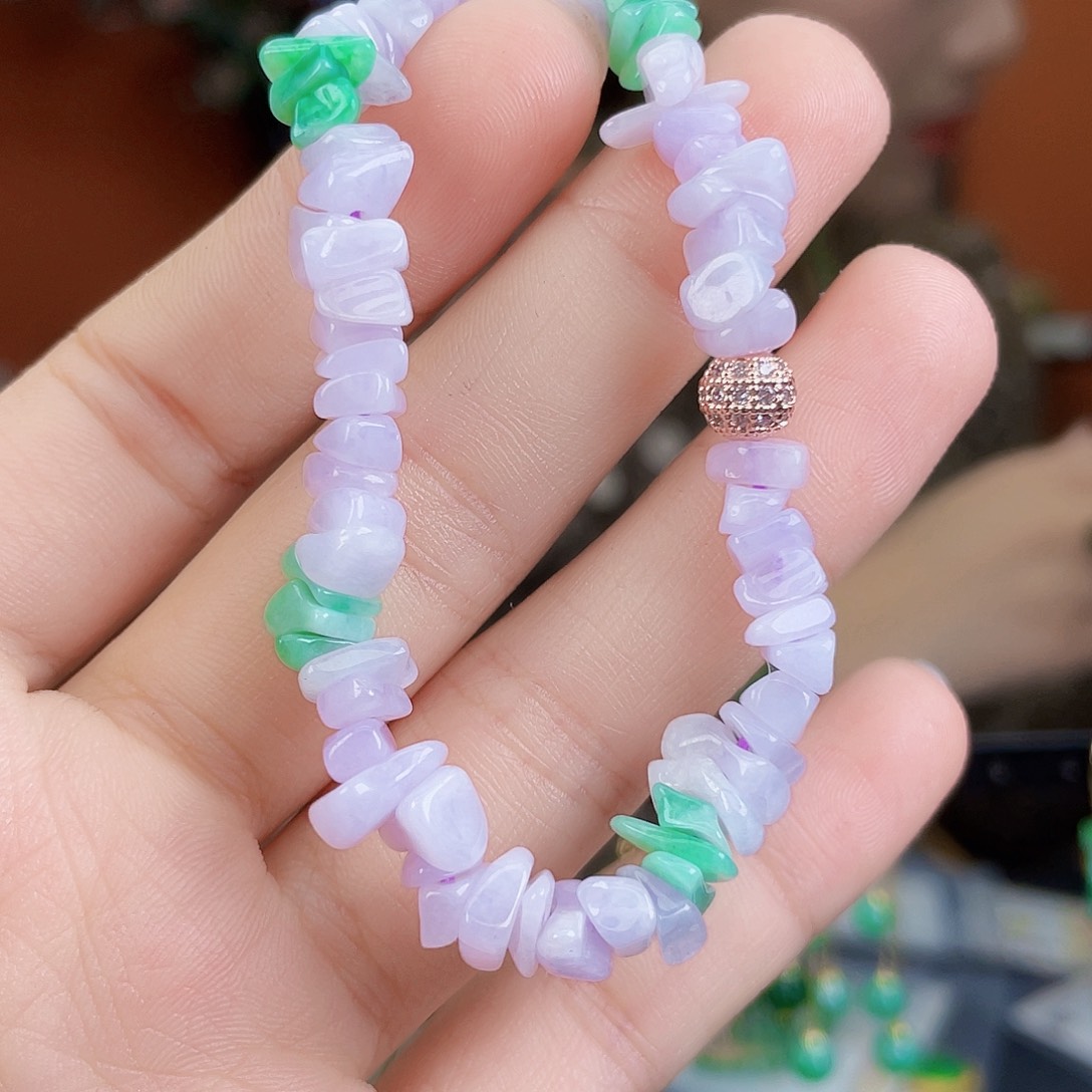 翡翠未镶嵌耳饰饰品