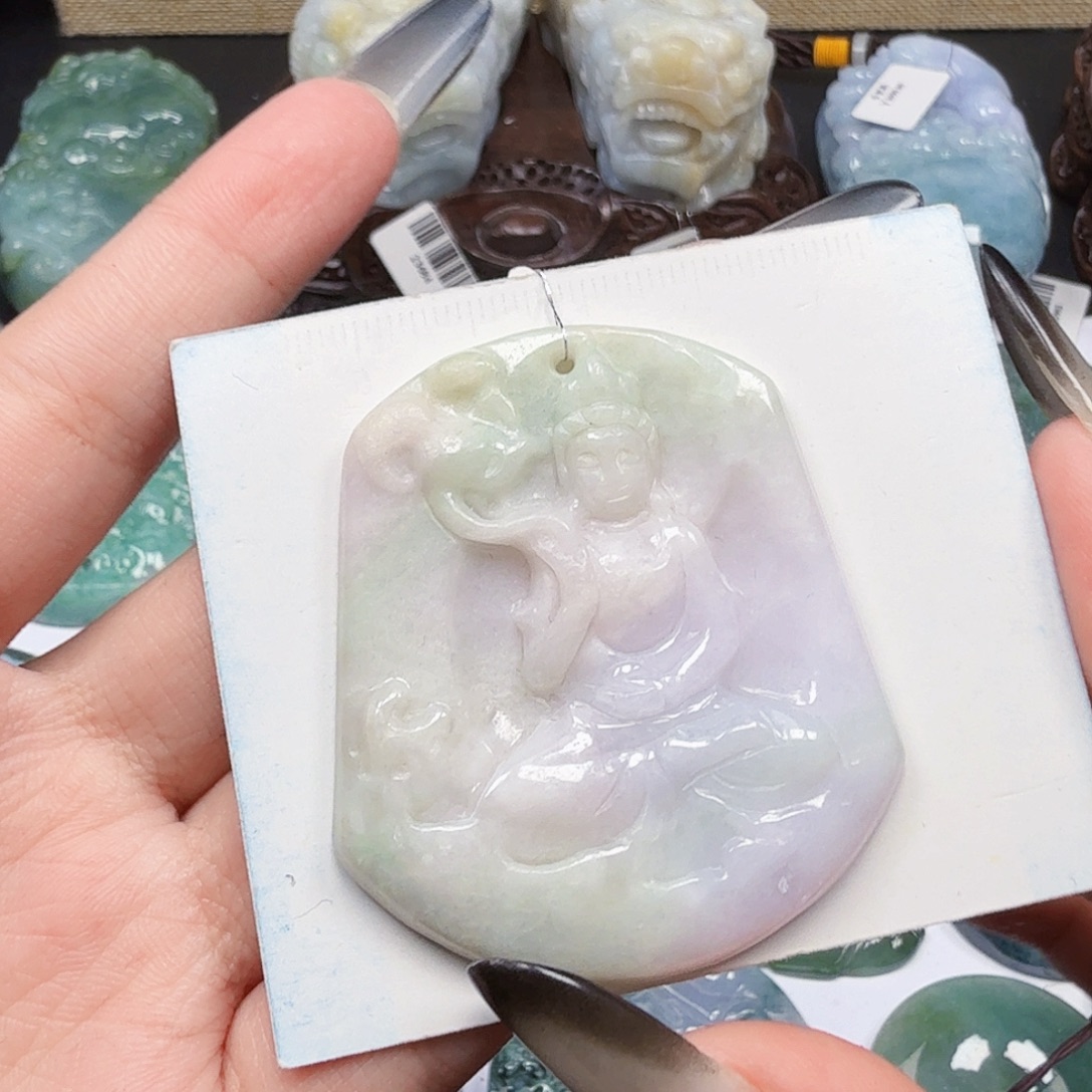 翡翠未镶嵌挂件翡翠