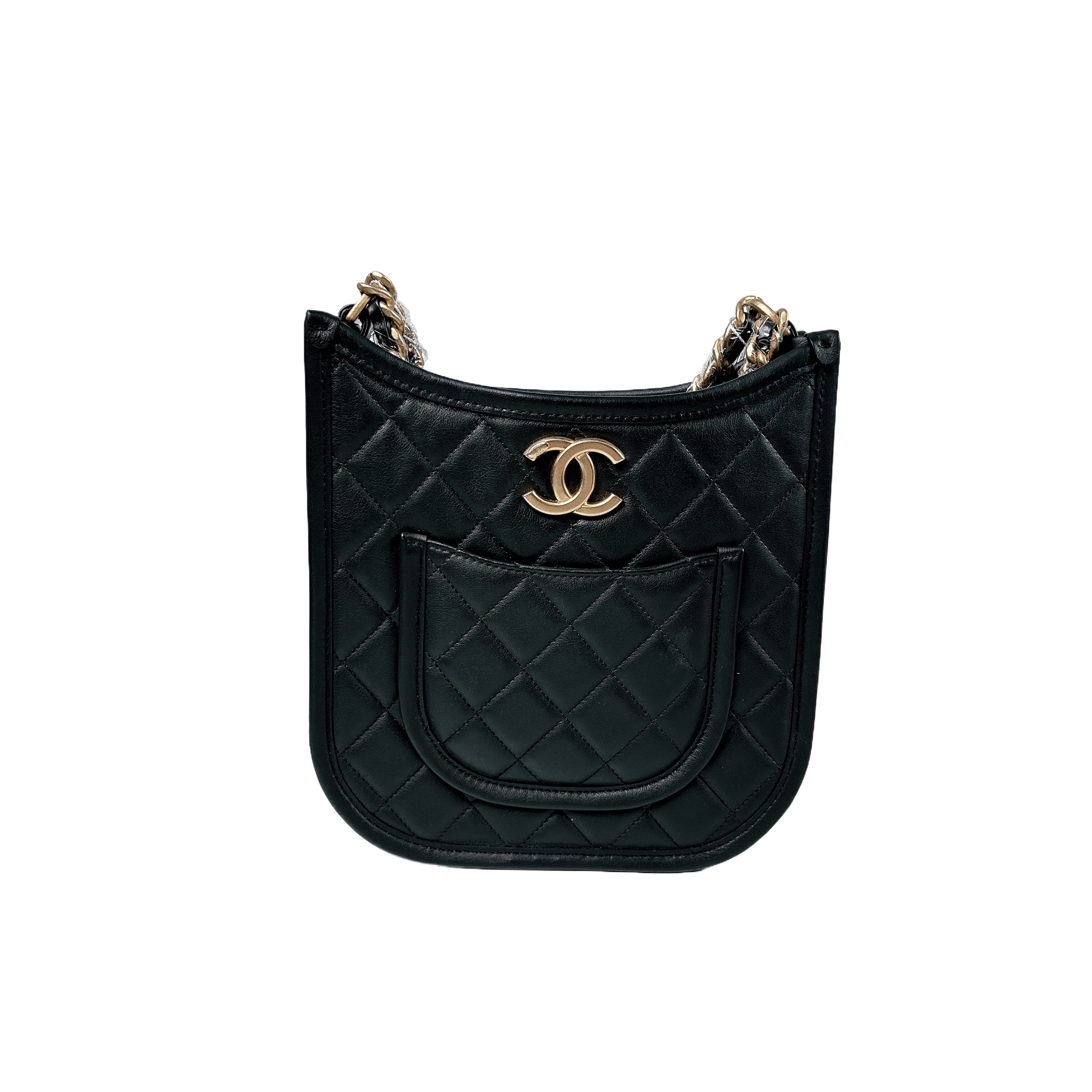 99新 Chanel/香奈儿 香奈儿 安洁利严选嬉皮包/BK0153392 斜挎包