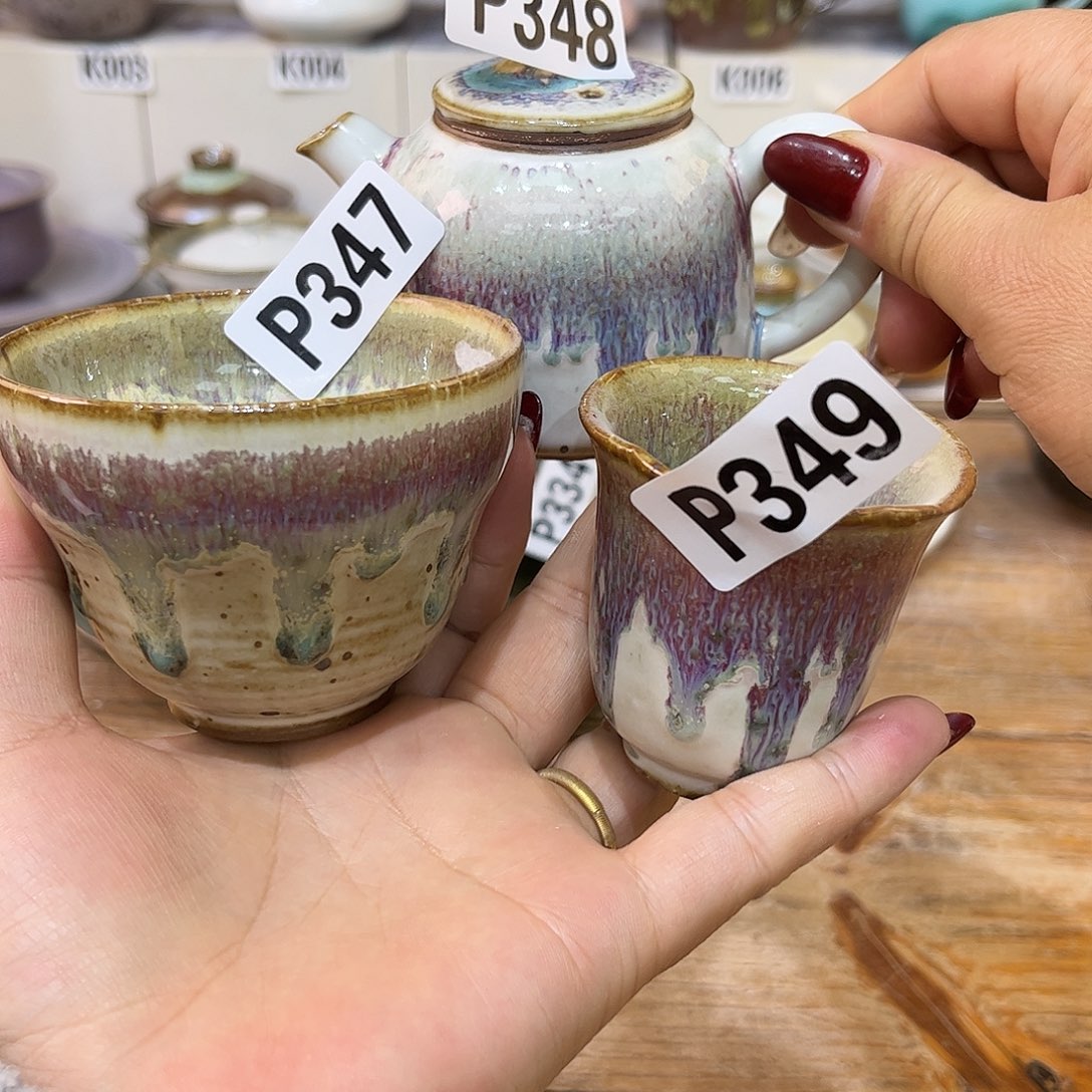 白泥茶杯蜜**糖陶瓷艺术