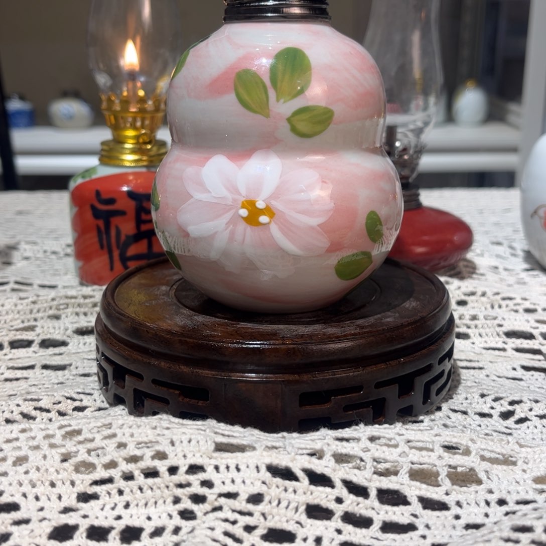 摆件景德镇手工陶瓷香薰灯