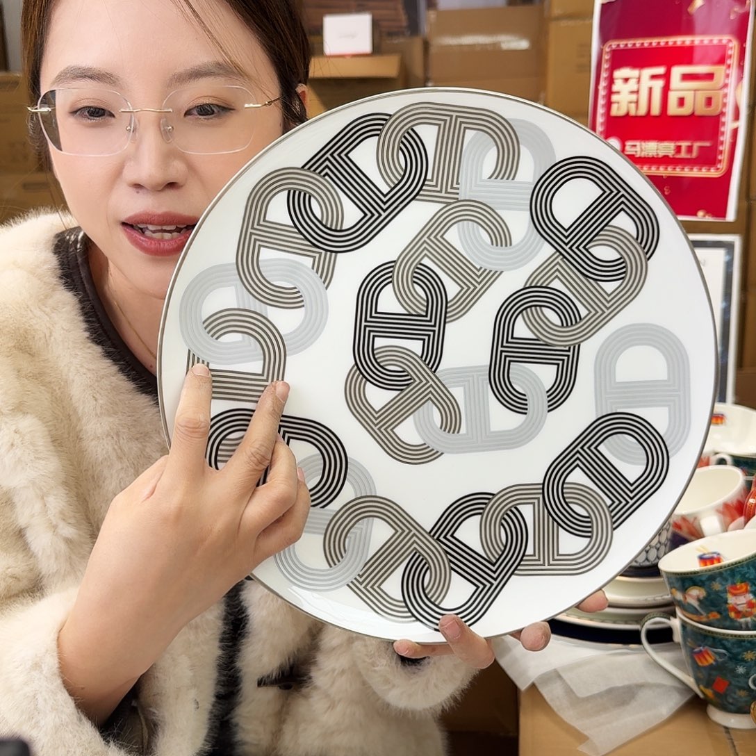 骨瓷高骨12英寸平盘30.5cm一个