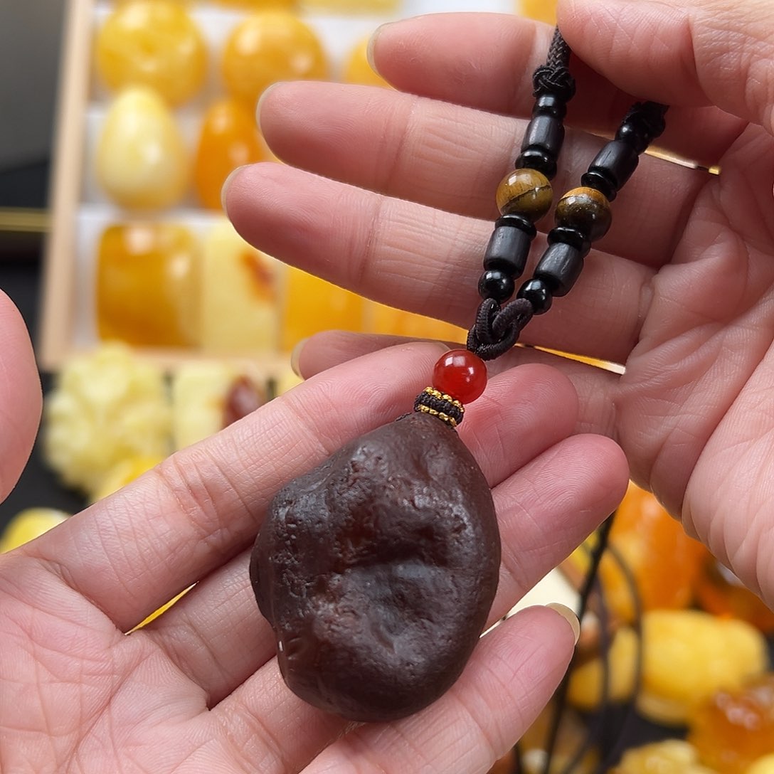 蜜蜡颈饰未镶嵌蜜蜡