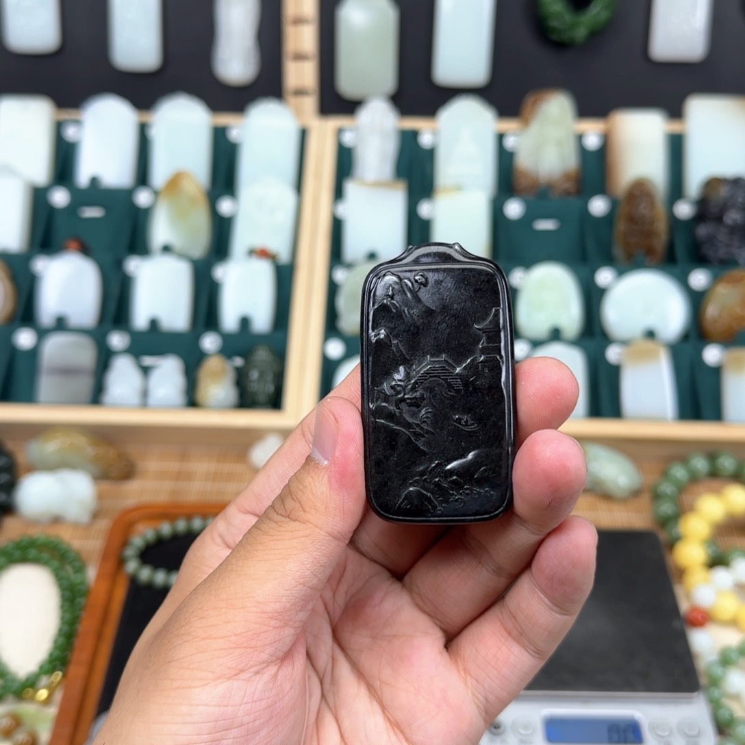 和田玉挂件未镶嵌