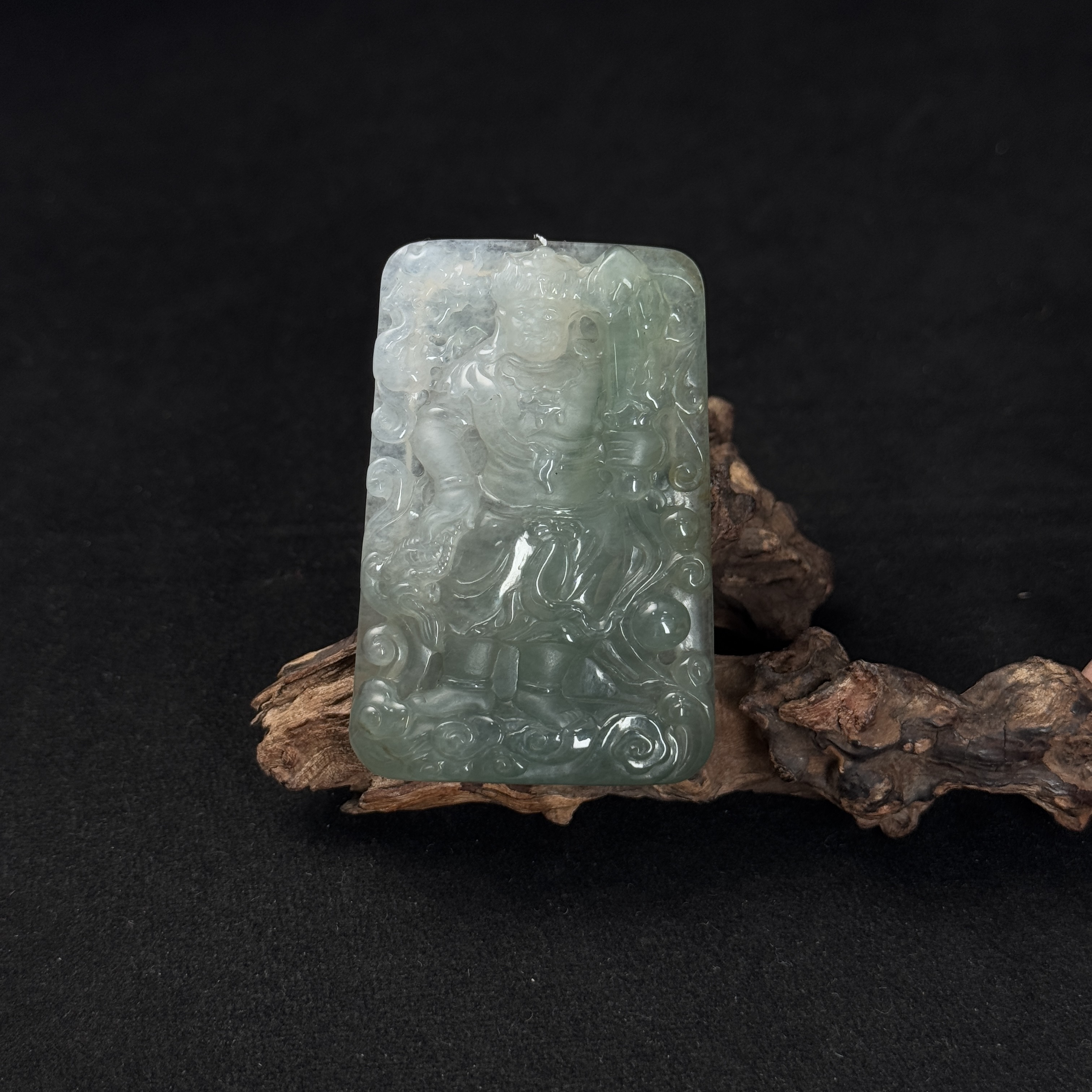 【诚翠拍品第一百零六期午】翡翠111吊坠GBL3058