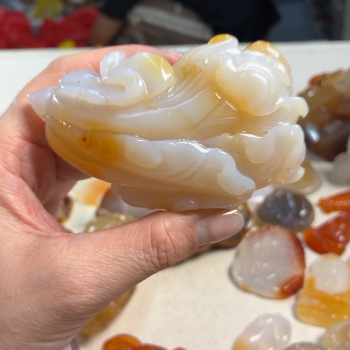 玛瑙/玉髓未镶嵌吊坠(不含链)