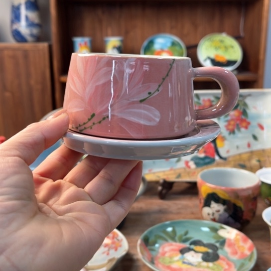 炉景德镇釉下手绘陶瓷 