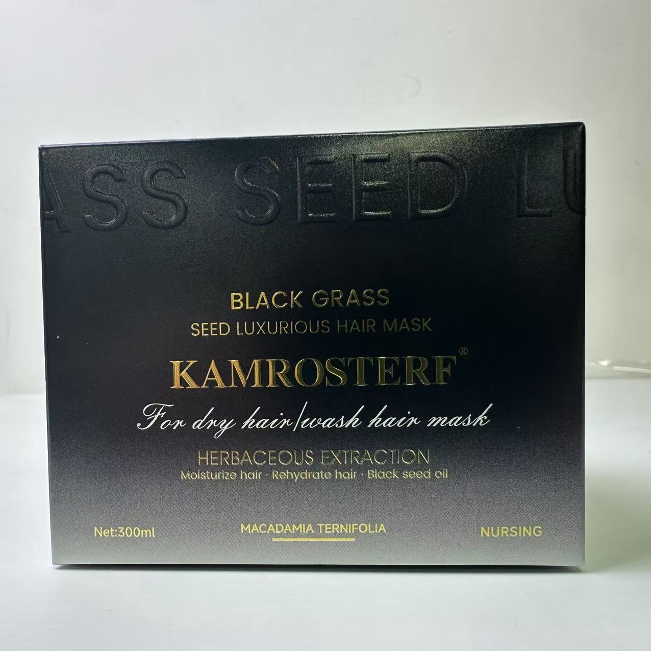 63994  KAMROSTERF黑草籽奢护发膜（300ml）
