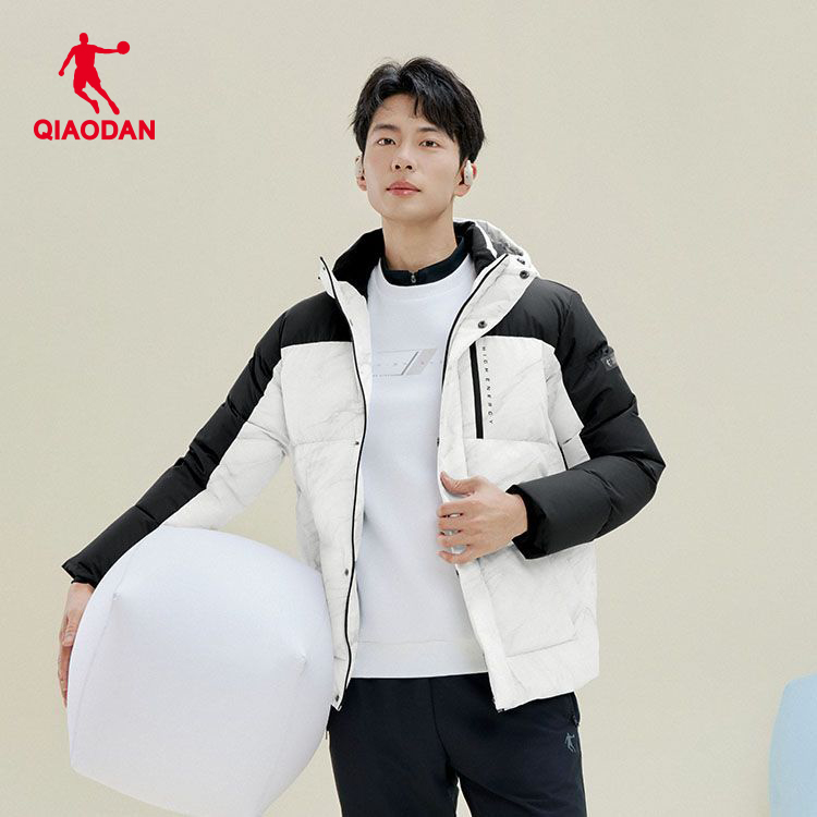 乔丹羽绒服男2025冬季保暖防风专业运动综训羽绒风衣QDEGM3254078