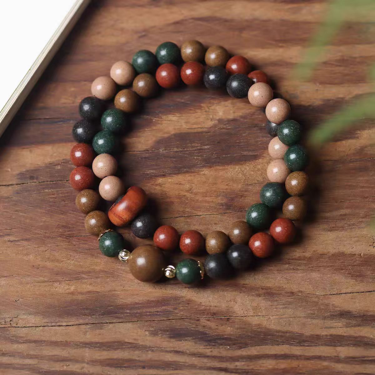 【五方正气香】0.8cm双圈非遗手工技艺配礼盒（送五方项链）