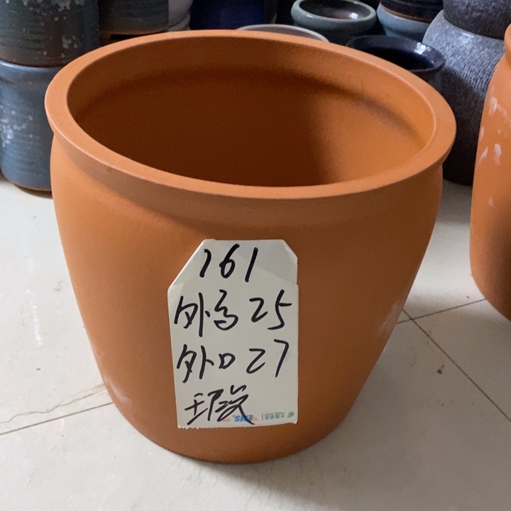 粗陶红陶绿植花盆761