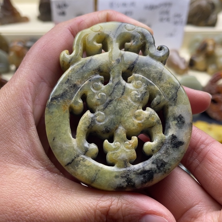 蛇纹石玉颈饰未镶嵌139