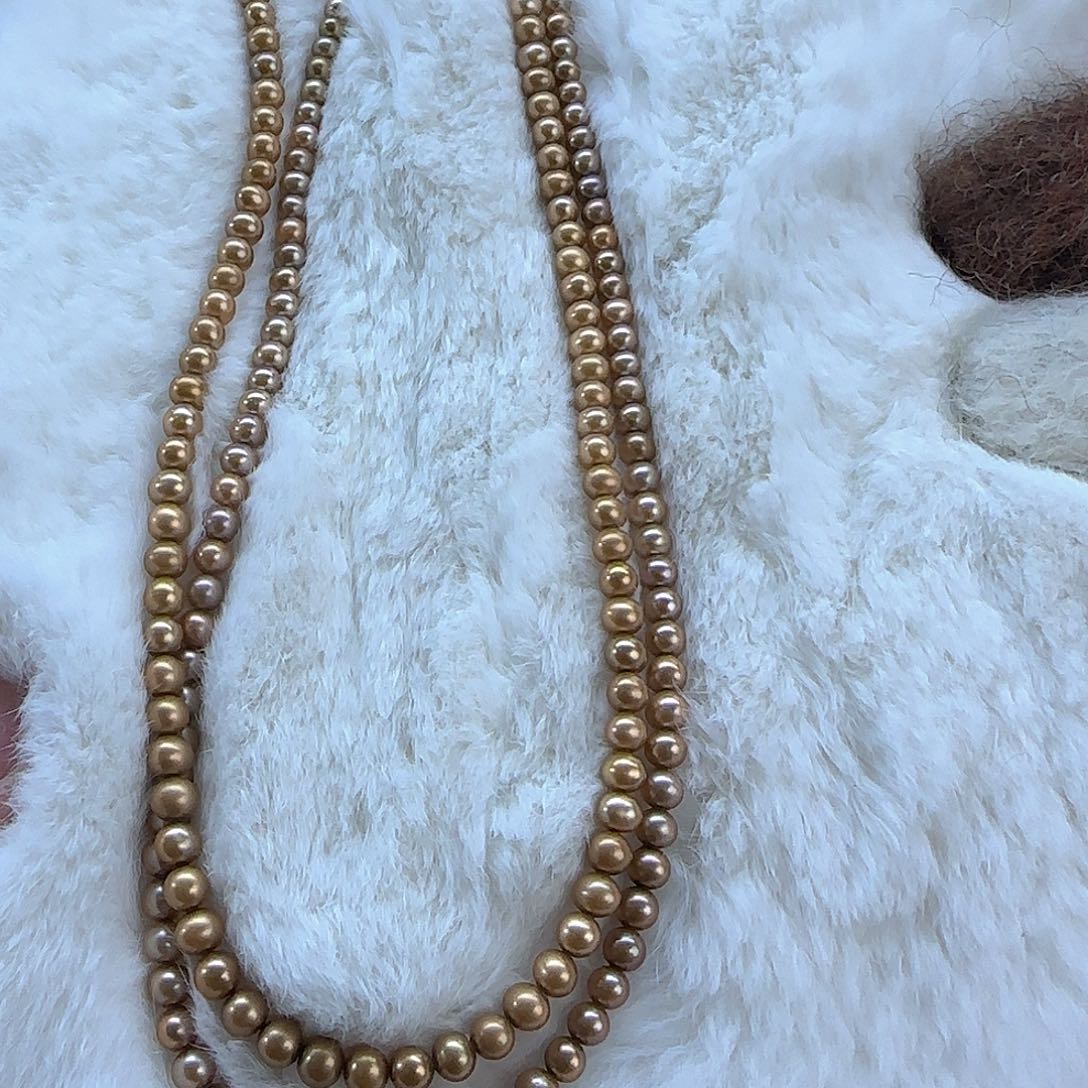 银S925镶嵌项链定制778淡水珍珠