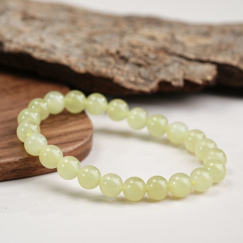 新疆山料精品蜂蜜水卡8圆珠手串