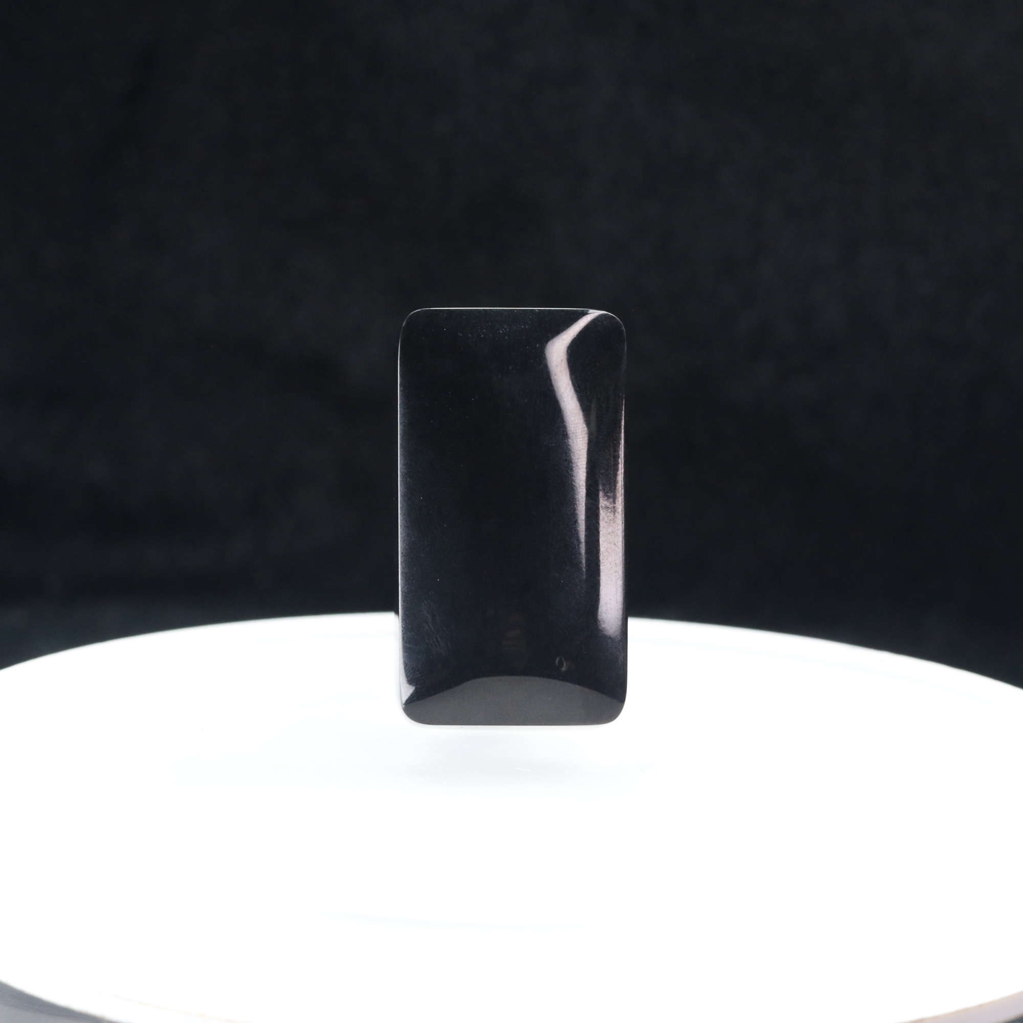 6和田玉墨玉无事牌/500230上海嘉禾拍卖