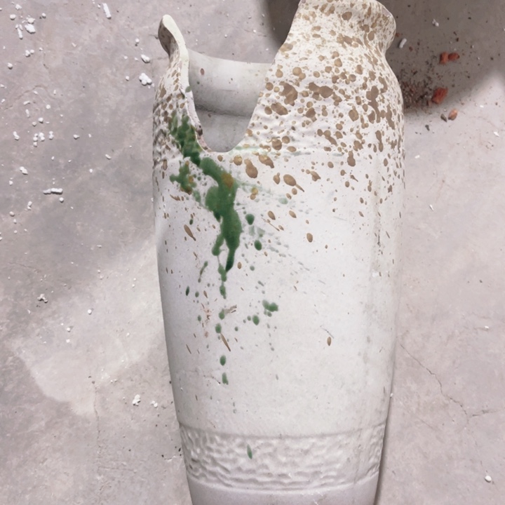 紫砂口径16高度33一只