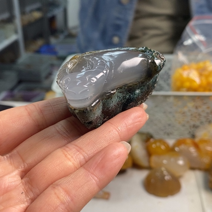 玛瑙/玉髓吊坠(不含链)未镶嵌