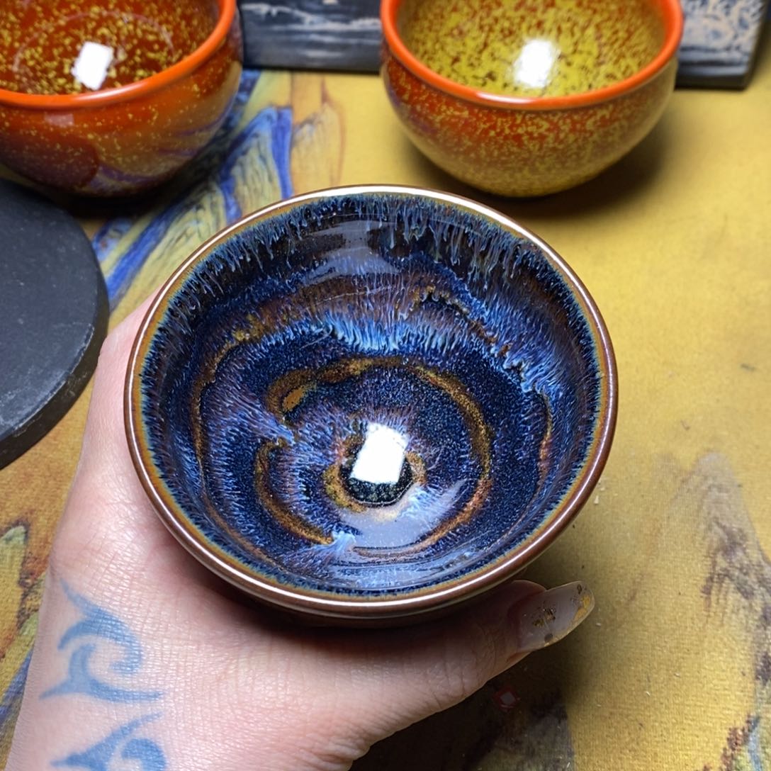 茶盏茶盏建盏喝茶主人杯