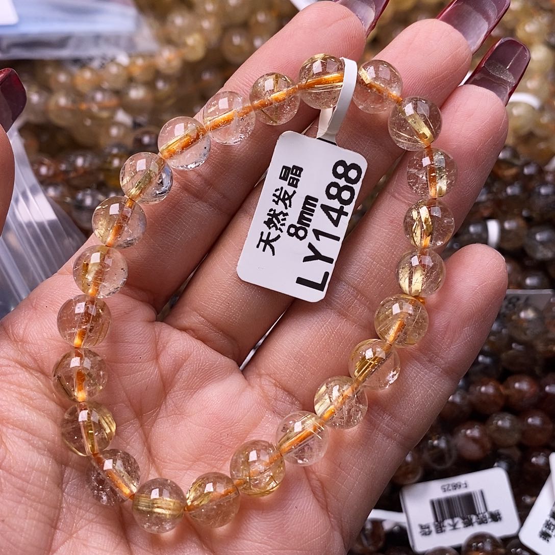 水晶手链未镶嵌水