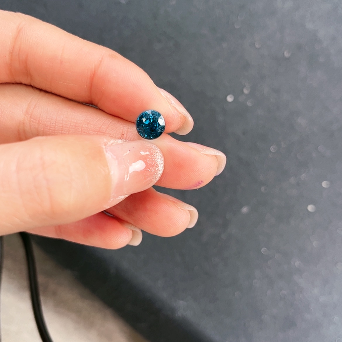 【闪购商品】锆石裸石银S925镶嵌一**蛋A580