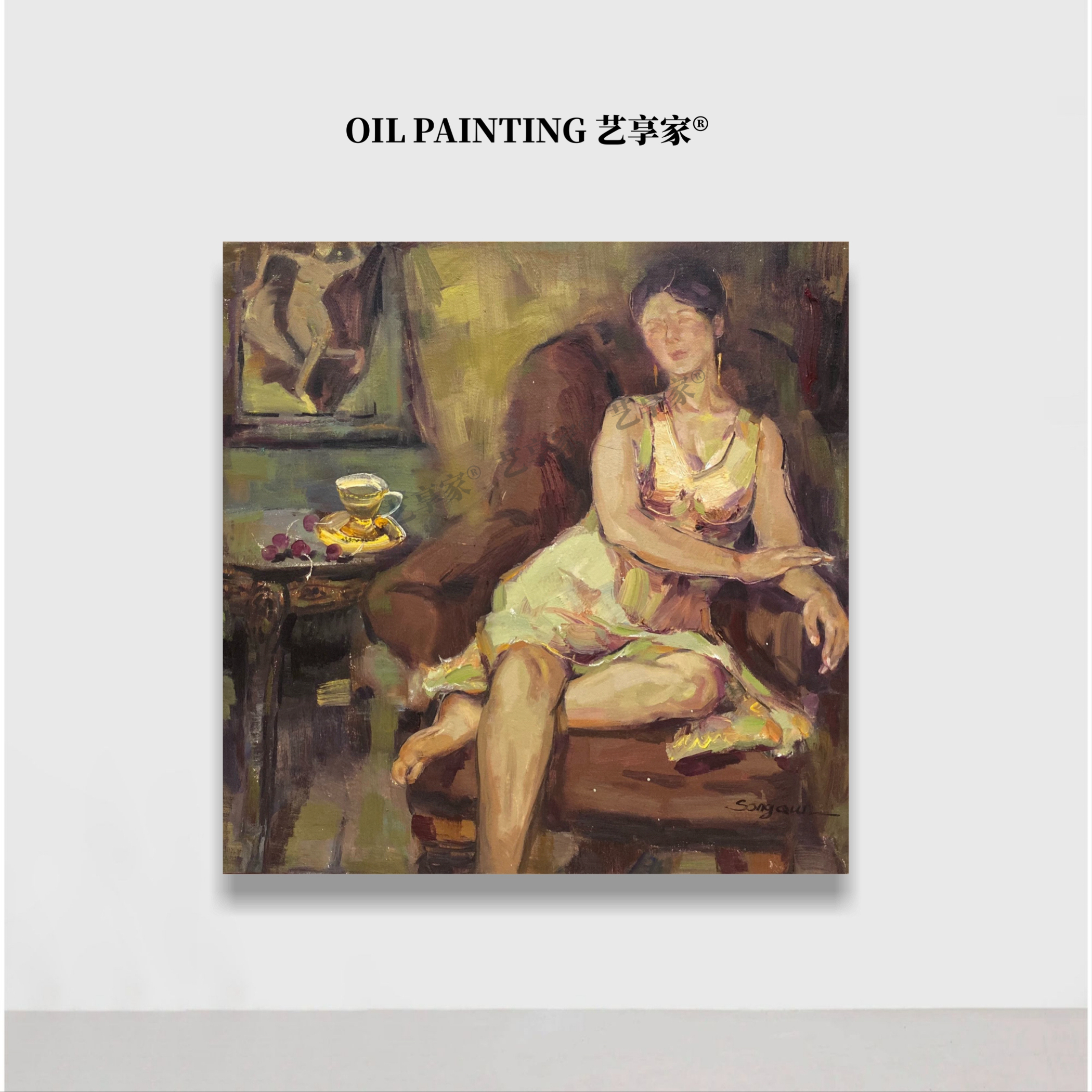 宋群老师油画作品 推荐收藏 人物油画作品 