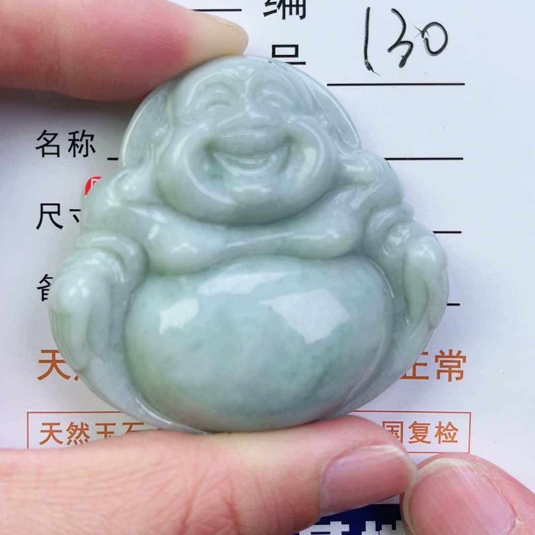 翡翠颈饰未镶嵌佛公