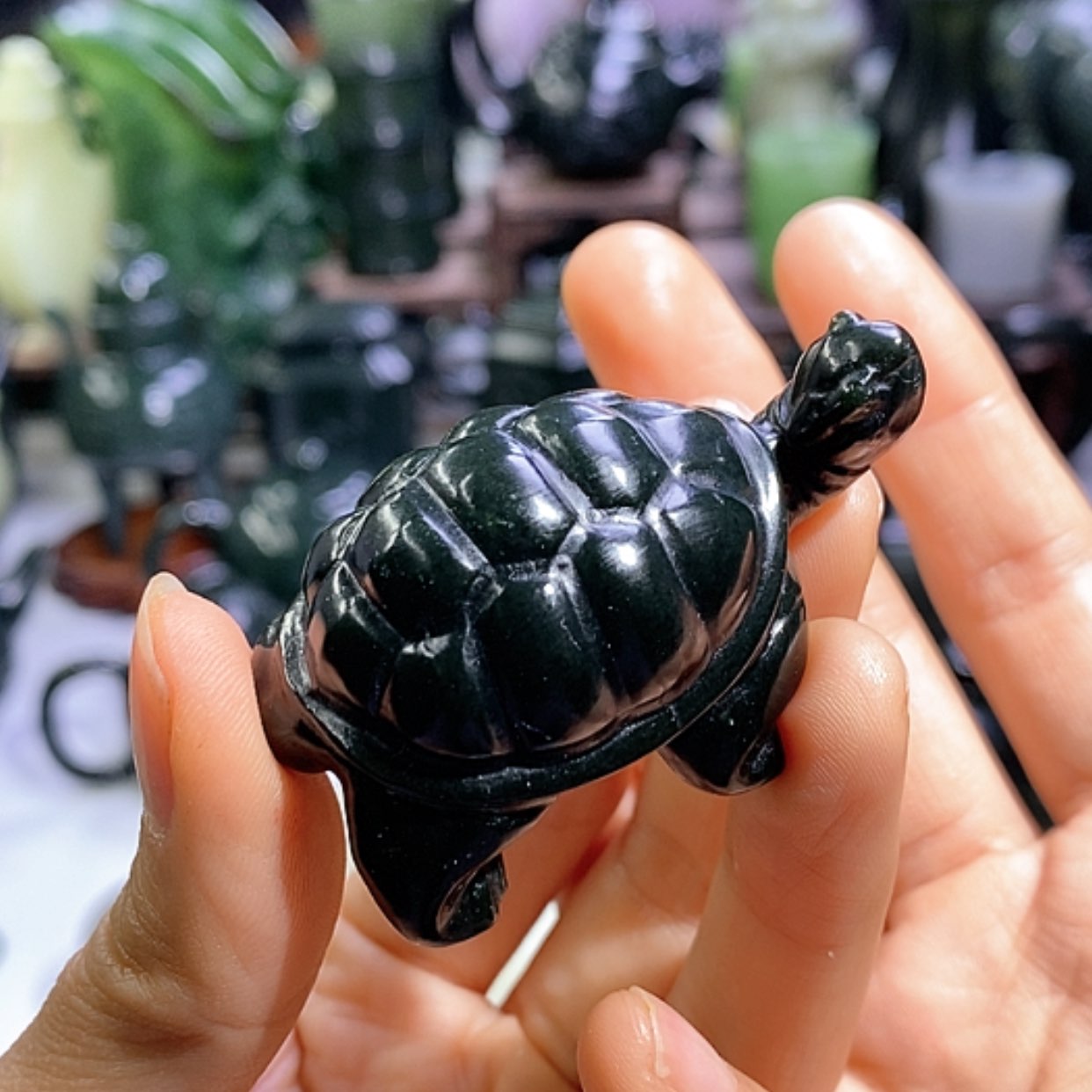 【闪购商品】和田玉摆件未镶嵌烟**南福利