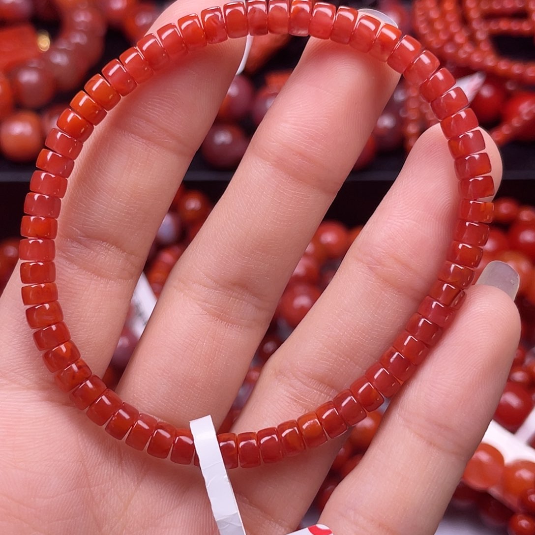 未镶嵌手链南红玛瑙